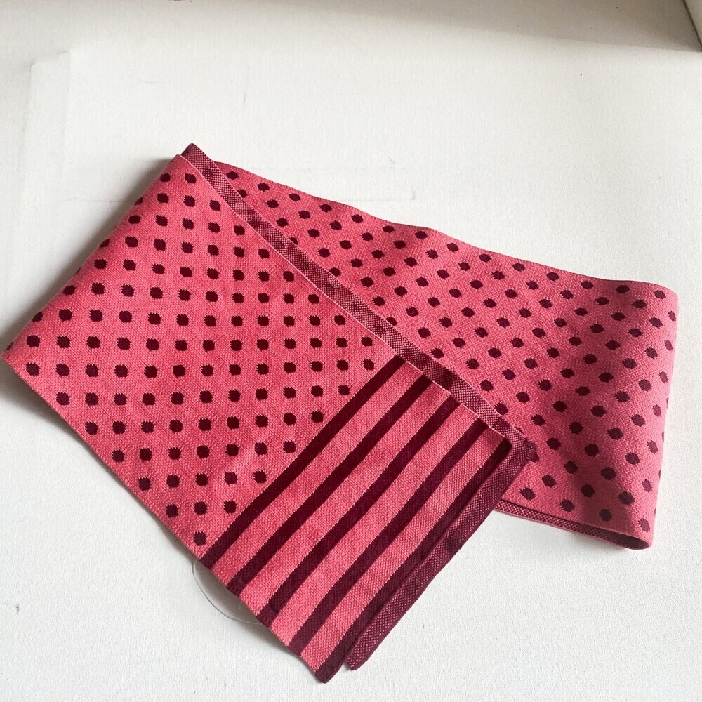 Brand NEW Lole Polka Dot Pink Scarf - Picture 6 of 7